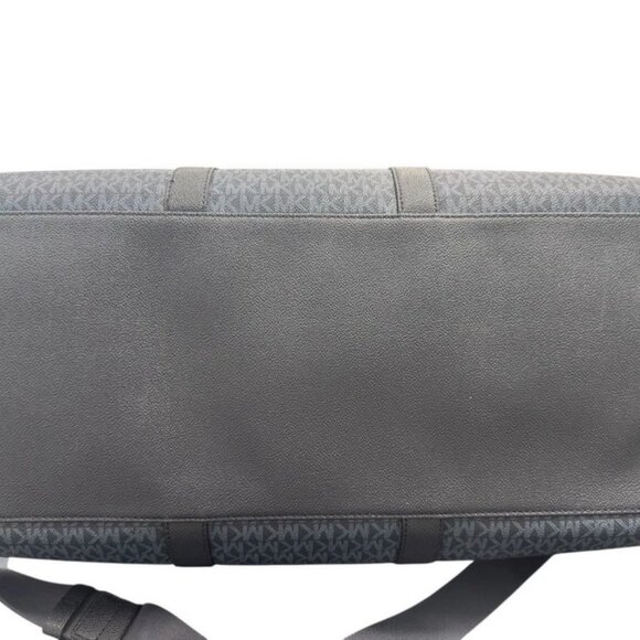 Michael Kors Harrison Logo Weekender Bag Blue - Picture 5 of 10